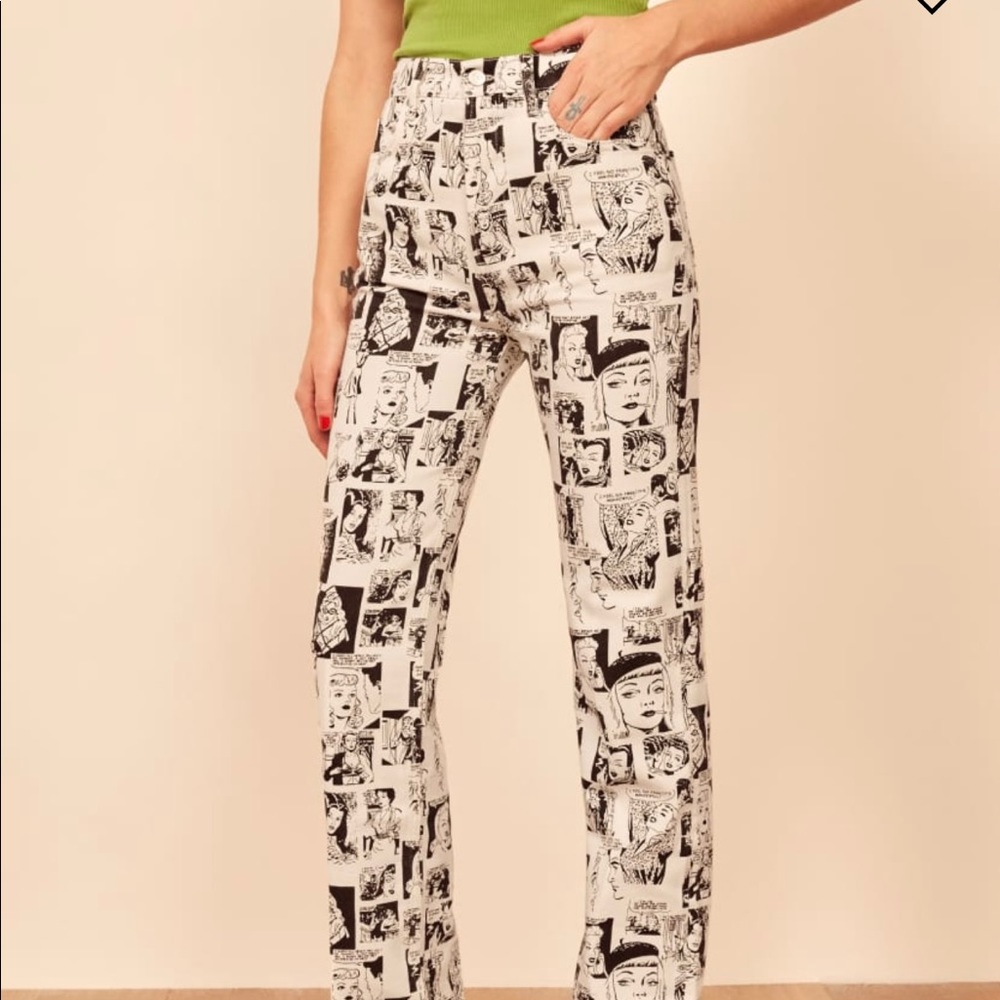Reformation Newsprint Jeans brand new with tags